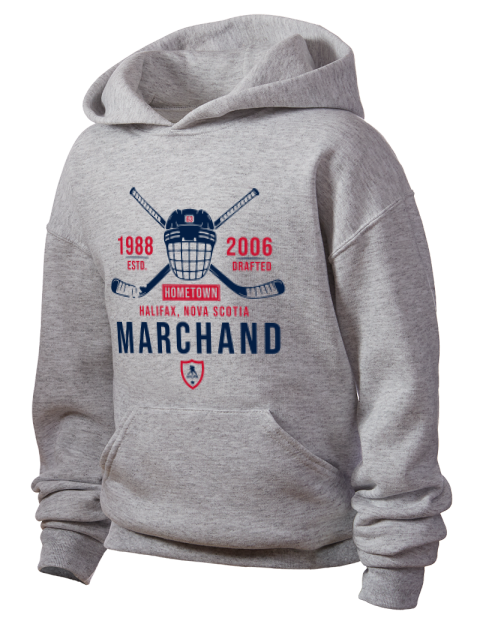 Classic Heritage Brad Marchand Youth Hooded Sweatshirt | Swagsta