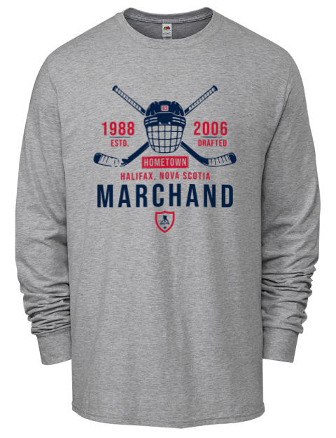 Classic Heritage Brad Marchand Men's Long-Sleeve T-Shirt | Swagsta