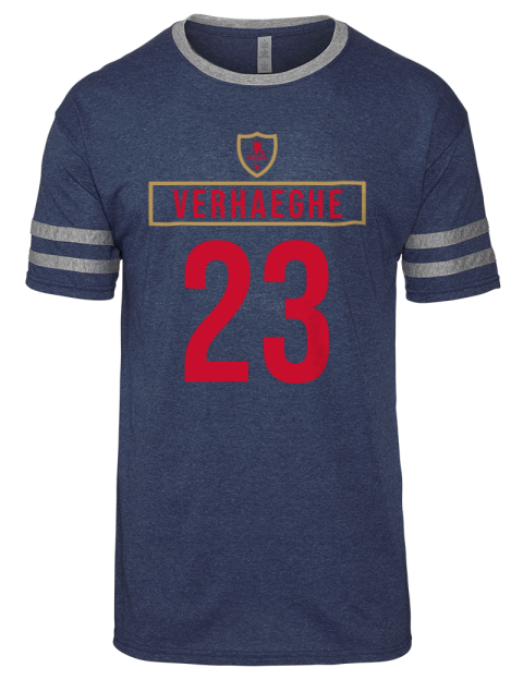 Away Jersey Carter Verhaeghe Men's Tri-Blend T-Shirt | Swagsta