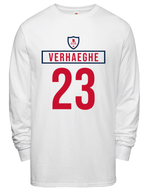 Home Jersey Carter Verhaeghe Men's Long-Sleeve T-Shirt | Swagsta