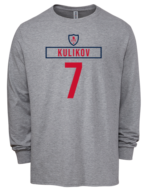Home Jersey Dmitry Kulikov Men's Premium Blend Long Sleeve-T-Shirt | Swagsta