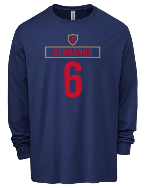 Away Jersey Donovan Sebrango Men's Premium Blend Long Sleeve-T-Shirt | Swagsta