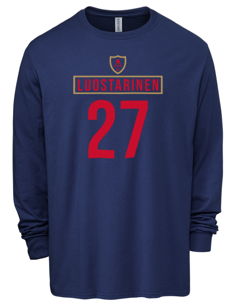 Away Jersey Eetu Luostarinen Men's Premium Blend Long Sleeve-T-Shirt | Swagsta