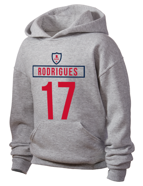 Home Jersey Evan Rodrigues Youth Hooded Sweatshirt | Swagsta