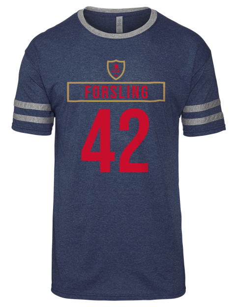 Away Jersey Gustav Forsling Men's Tri-Blend T-Shirt | Swagsta