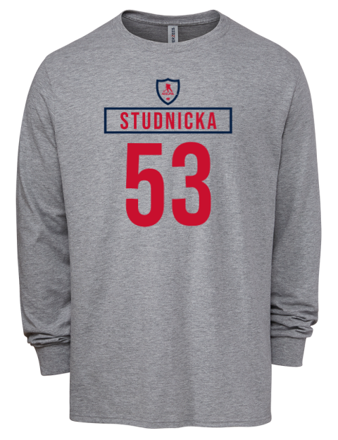 Home Jersey Jack Studnicka Men's Premium Blend Long Sleeve-T-Shirt | Swagsta