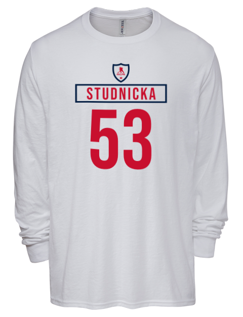 Home Jersey Jack Studnicka Men's Premium Blend Long Sleeve-T-Shirt | Swagsta