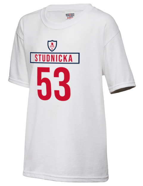 Home Jersey Jack Studnicka Youth T-Shirt | Swagsta