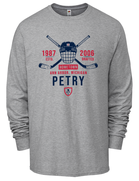Classic Heritage Jeff Petry Men's Long-Sleeve T-Shirt | Swagsta