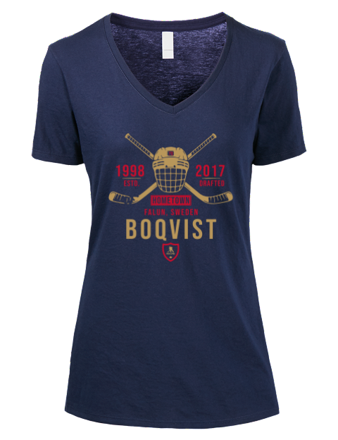 Heritage Jesper Boqvist Premium Ladies V-Neck T-Shirt | Swagsta