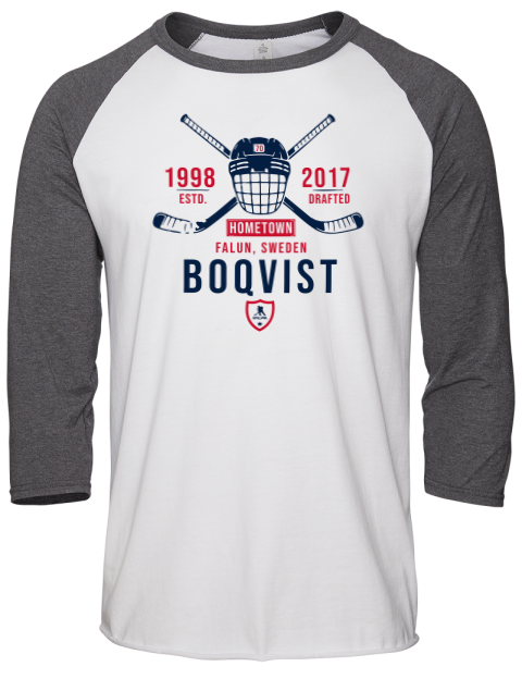 Classic Heritage Jesper Boqvist Unisex Premium Three-Quarter Raglan T-Shirt | Swagsta