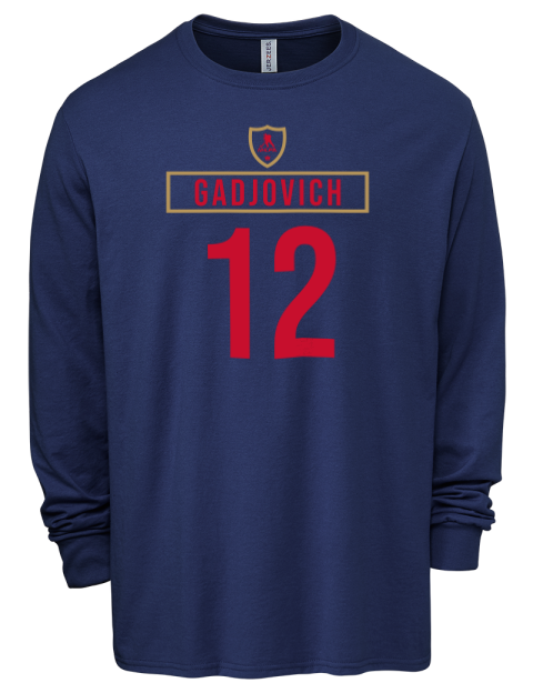 Away Jersey Jonah Gadjovich Men's Premium Blend Long Sleeve-T-Shirt | Swagsta