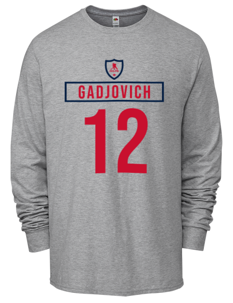 Home Jersey Jonah Gadjovich Men's Long-Sleeve T-Shirt | Swagsta