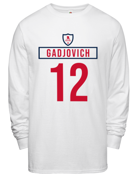 Home Jersey Jonah Gadjovich Men's Long-Sleeve T-Shirt | Swagsta