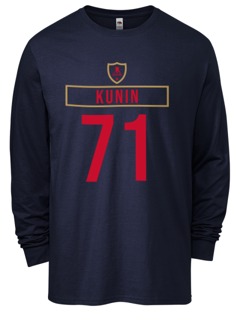 Away Jersey Luke Kunin Men's Long-Sleeve T-Shirt | Swagsta