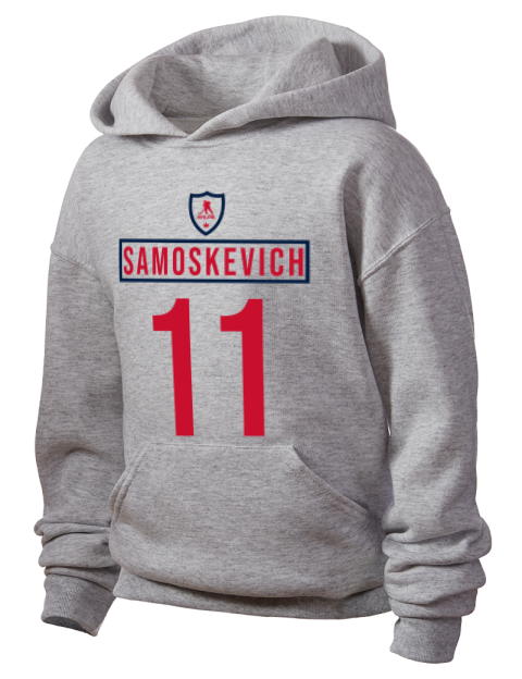 Home Jersey Mackie Samoskevich Youth Hooded Sweatshirt | Swagsta