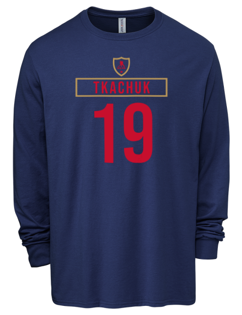Away Jersey Matthew Tkachuk Men's Premium Blend Long Sleeve-T-Shirt | Swagsta