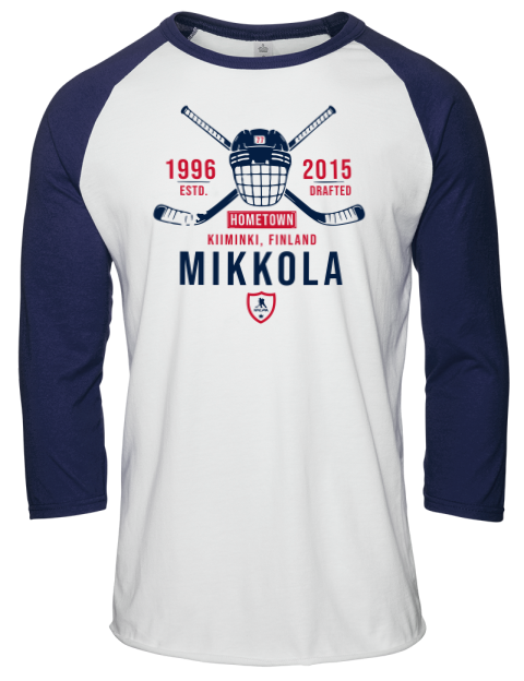 Classic Heritage Niko Mikkola Unisex Premium Three-Quarter Raglan T-Shirt | Swagsta