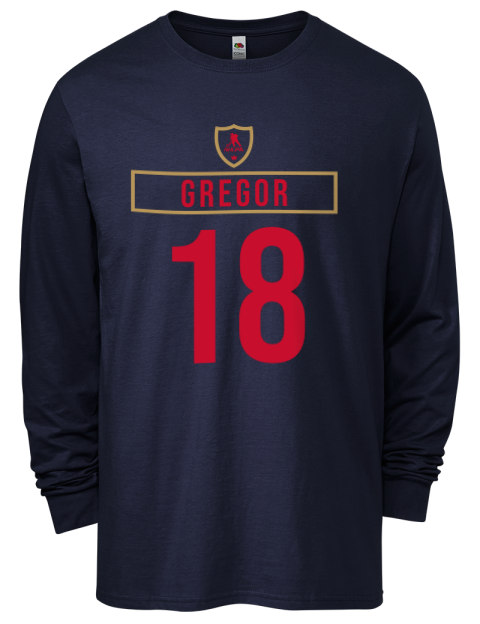 Away Jersey Noah Gregor Men's Long-Sleeve T-Shirt | Swagsta