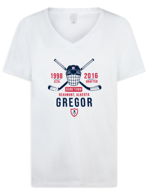 Classic Heritage Noah Gregor Premium Ladies V-Neck T-Shirt | Swagsta