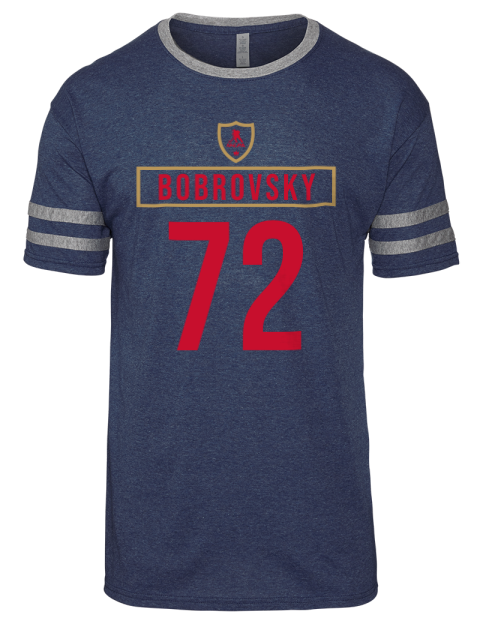 Away Jersey Sergei Bobrovsky Men's Tri-Blend T-Shirt | Swagsta