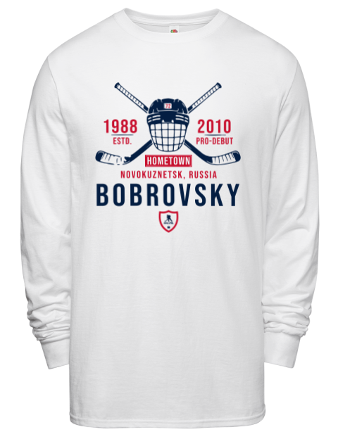 Classic Heritage Sergei Bobrovsky Men's Long-Sleeve T-Shirt | Swagsta