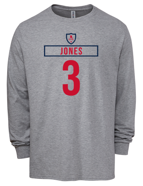Home Jersey Seth Jones Men's Premium Blend Long Sleeve-T-Shirt | Swagsta