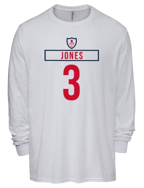 Home Jersey Seth Jones Men's Premium Blend Long Sleeve-T-Shirt | Swagsta
