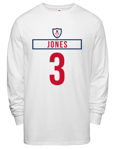 Home Jersey Seth Jones Men's Long-Sleeve T-Shirt | Swagsta