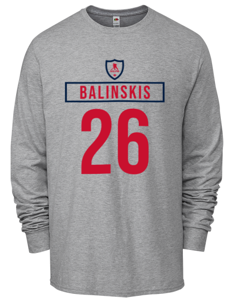 Home Jersey Uvis Balinskis Men's Long-Sleeve T-Shirt | Swagsta