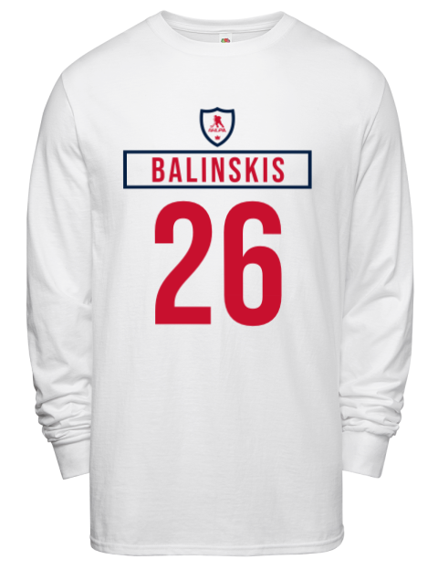 Home Jersey Uvis Balinskis Men's Long-Sleeve T-Shirt | Swagsta