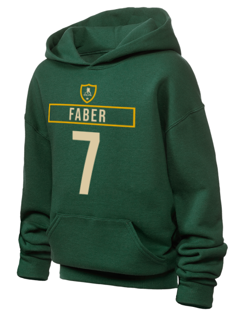 Away Jersey Brock Faber Youth Hooded Sweatshirt | Swagsta