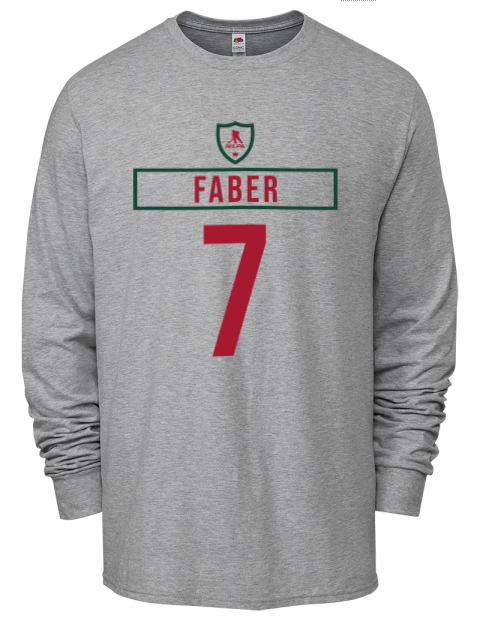 Home Jersey Brock Faber Men's Long-Sleeve T-Shirt | Swagsta