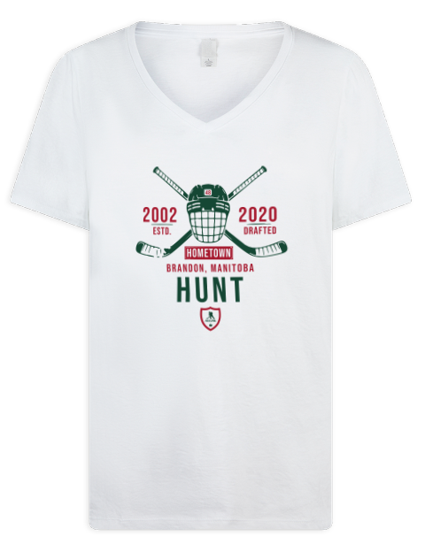 Classic Heritage Daemon Hunt Premium Ladies V-Neck T-Shirt | Swagsta