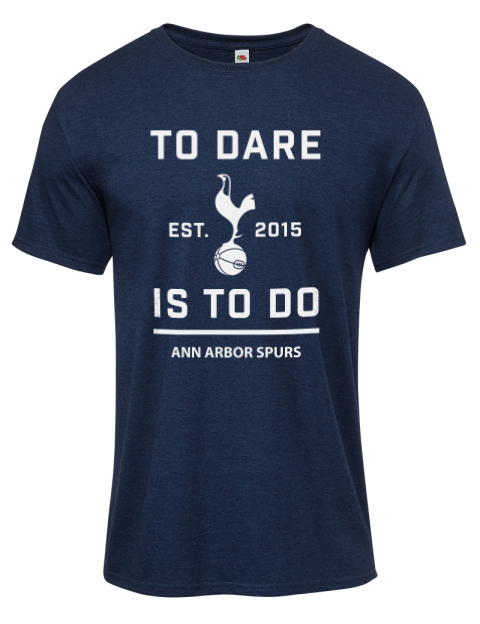To Dare Is To Do Ann Arbor Spurs Iconic Men's T-Shirt | Swagsta