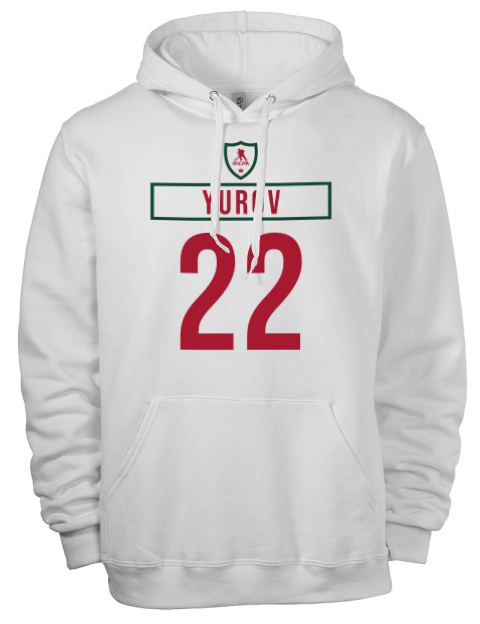 Home Jersey Danila Yurov Eco Premium Unisex Hooded Sweatshirt | Swagsta