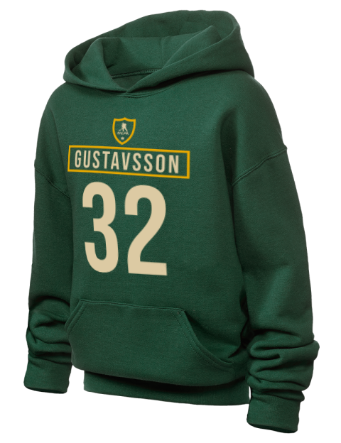 Away Jersey Filip Gustavsson Youth Hooded Sweatshirt | Swagsta