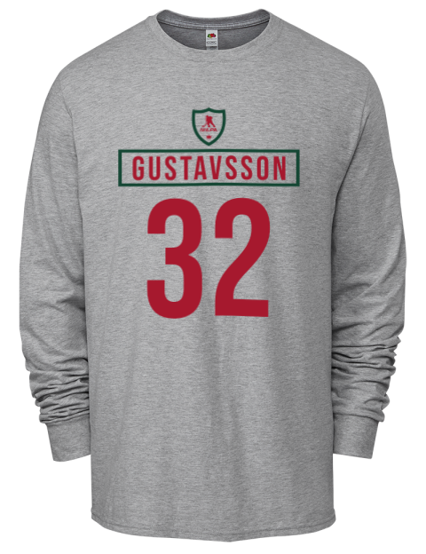 Home Jersey Filip Gustavsson Men's Long-Sleeve T-Shirt | Swagsta