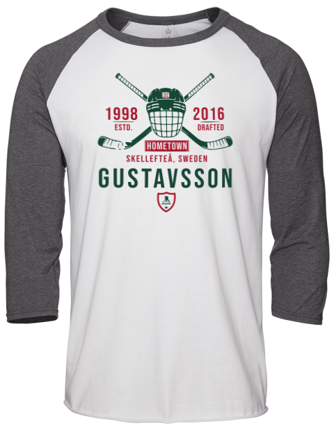 Classic Heritage Filip Gustavsson Unisex Premium Three-Quarter Raglan T-Shirt | Swagsta