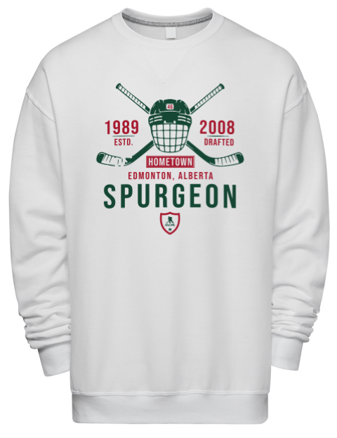 Classic Heritage Jared Spurgeon Premium Unisex Crewneck Sweatshirt | Swagsta