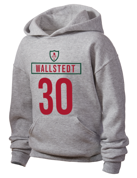 Home Jersey Jesper Wallstedt Youth Hooded Sweatshirt | Swagsta