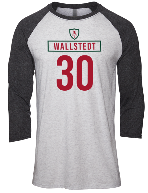 Home Jersey Jesper Wallstedt Unisex Premium Three-Quarter Raglan T-Shirt | Swagsta