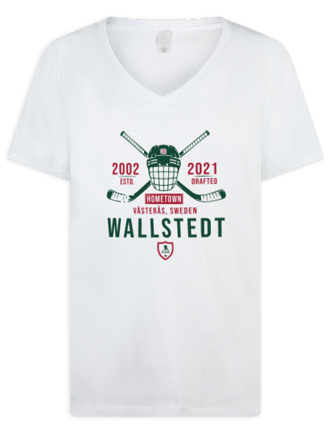 Classic Heritage Jesper Wallstedt Premium Ladies V-Neck T-Shirt | Swagsta