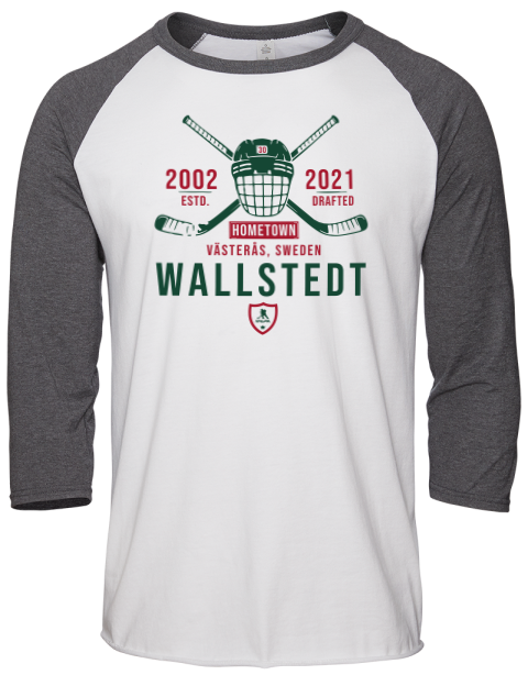 Classic Heritage Jesper Wallstedt Unisex Premium Three-Quarter Raglan T-Shirt | Swagsta