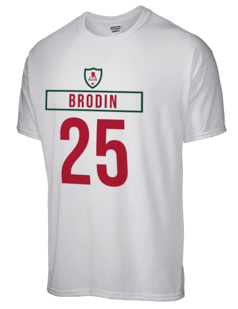 Home Jersey Jonas Brodin Dri-Power Unisex T-Shirt | Swagsta