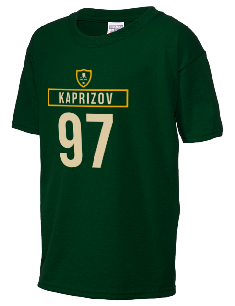 Away Jersey Kirill Kaprizov Youth T-Shirt | Swagsta