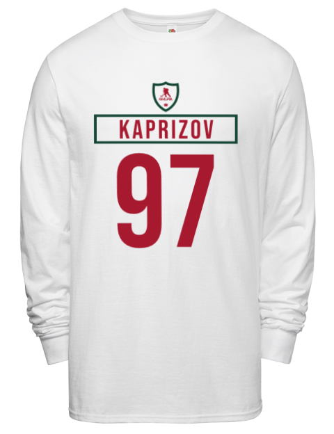 Home Jersey Kirill Kaprizov Men's Long-Sleeve T-Shirt | Swagsta