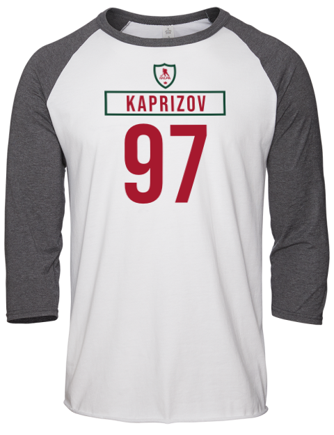Home Jersey Kirill Kaprizov Unisex Premium Three-Quarter Raglan T-Shirt | Swagsta