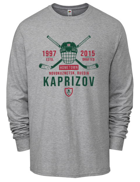 Classic Heritage Kirill Kaprizov Men's Long-Sleeve T-Shirt | Swagsta