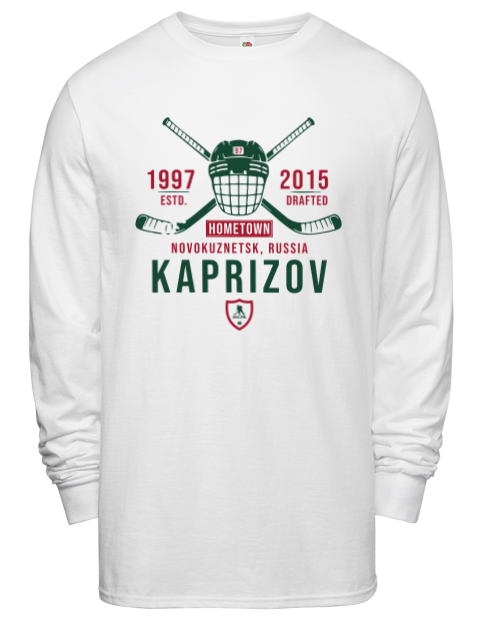 Classic Heritage Kirill Kaprizov Men's Long-Sleeve T-Shirt | Swagsta